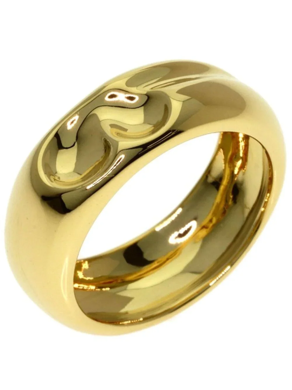 Tiffany & Co Full Heart Ring 18k Yellow Gold - Picture 2 of 10